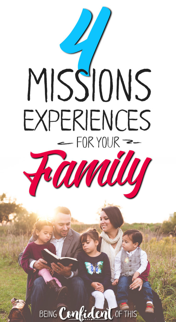 The best way to teach your family to be missions-minded is to experience world mission for yourselves! Here are 4 missions experiences for your family to consider. #missions #missionalfamily #parenting #family missions experiences for the family | misison trips for teens | missions trips for families | missions trips for kids | how to be more missional | church | world missions ||teaching kids about missions
