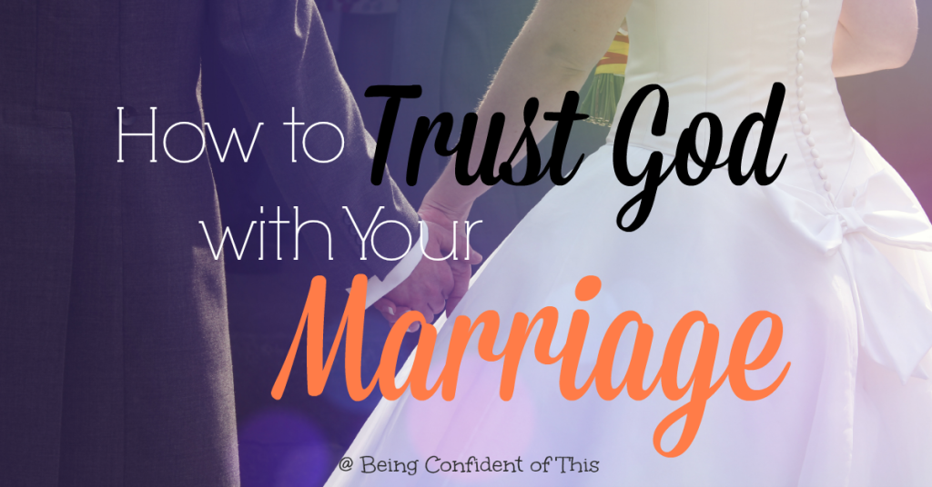 Failing to trust your husband is really failing to trust God. Hard to hear? Yes, I know.  Read here to find out how to trust God with  your marriage!
