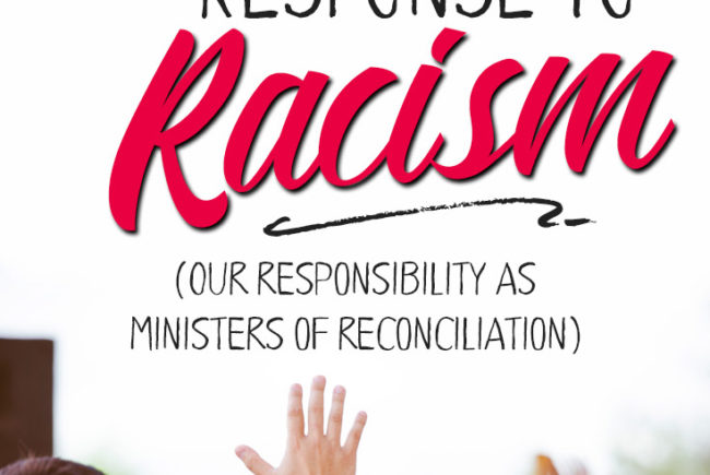 Ministers of Reconciliation: a Christian Response to Racism